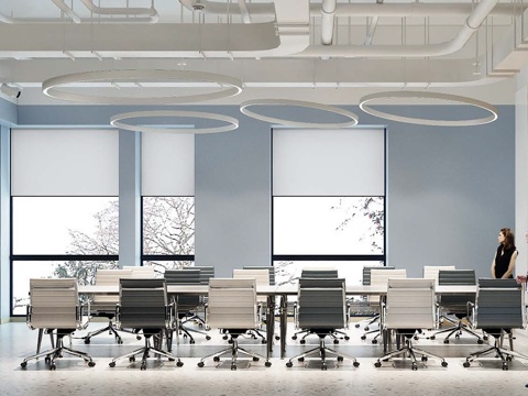 办公室 工作室 最新全套施工图 效果图合集cad施工图