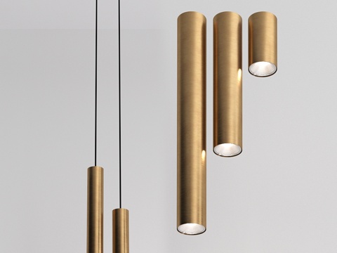  诺沃德沃斯基 眼形黄铜灯3d模型 