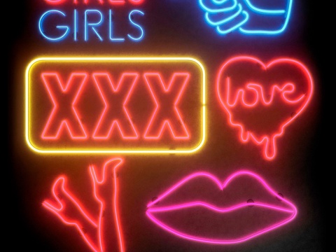  灯光模块套装19.霓虹灯3d模型 