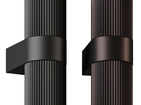  现代意式金属装饰壁灯3d模型 