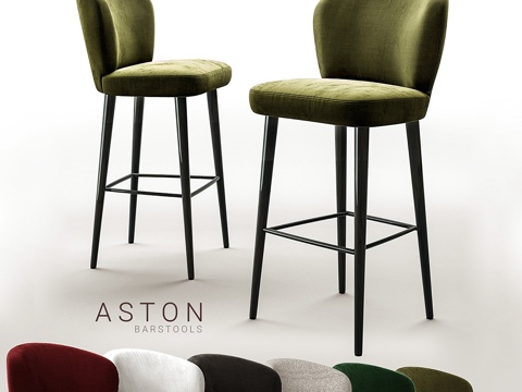  吧凳 minotti aston3d模型 