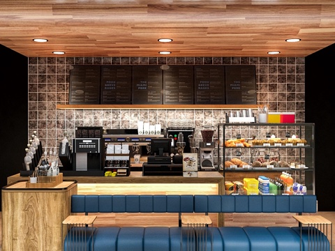  JC咖啡店33d模型 