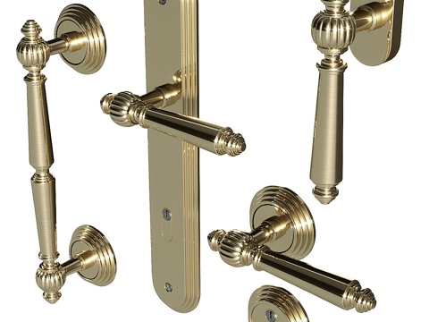  门把手 Fimet Michelle 1063d模型 