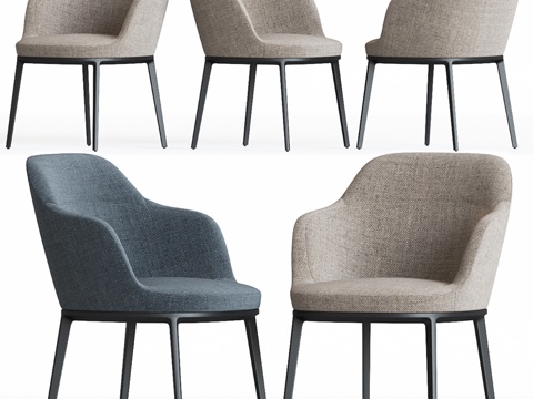  Caratos Chair Maxalto3d模型 