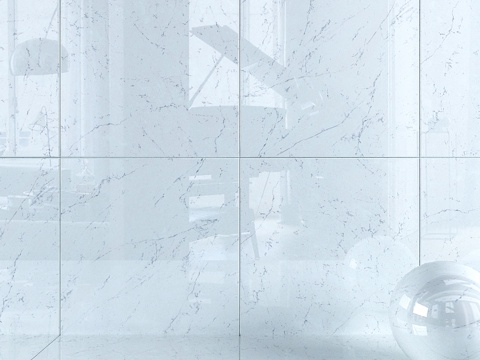  墙砖340卡拉拉纯白套装33d模型 