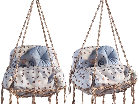  婴儿吊椅3d模型 