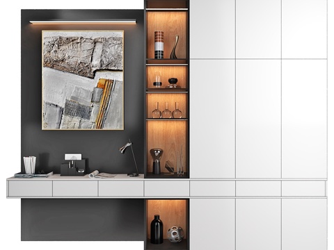  家具组合四3d模型 