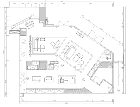  服装店专卖店 最新全套施工图 效果图合集cad施工图 