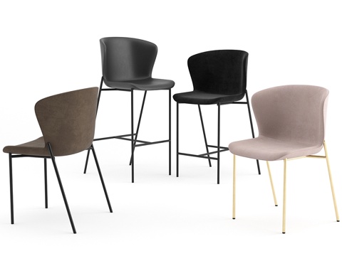  Friends &amp; Founders La Pipe 系列凳3d模型 