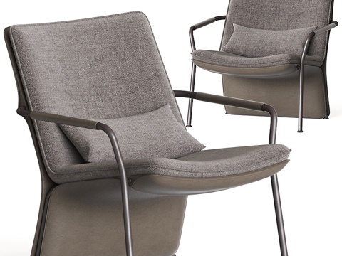  阿拉伯式扶手椅 Poltrona Frau3d模型 