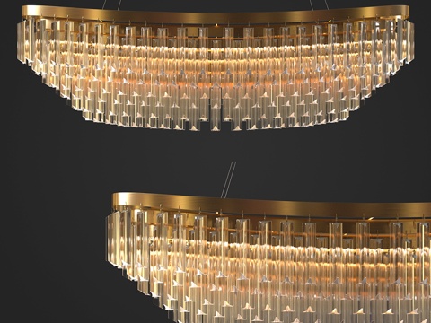  Romatti Ritz水晶吊灯3d模型 