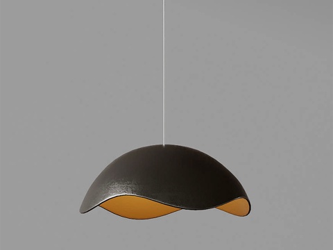 现代极简吊灯 中古奶油风吊灯 北欧简约吊灯 餐厅吊灯 卧室艺su模型