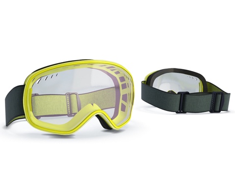  滑雪面罩3d模型 