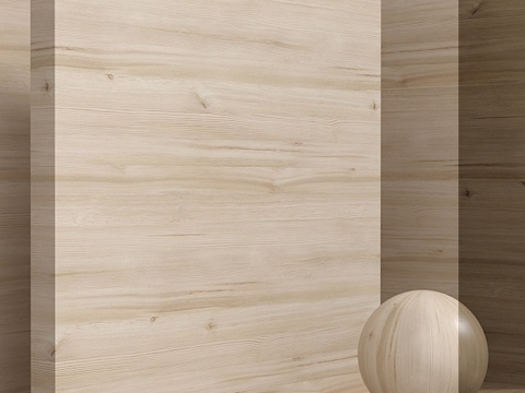  木质松木材料（无缝）- 套装773d模型 