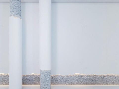  装饰墙 _ 石材3d模型 