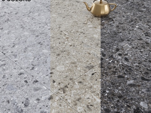  KERRANOVA 水磨石瓷砖套装3d模型 