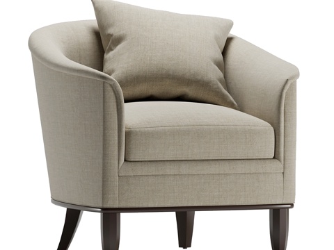  贝克 - SAUSALITO休闲椅3d模型 