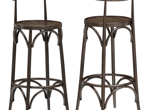  Vallese 凳子3d模型 