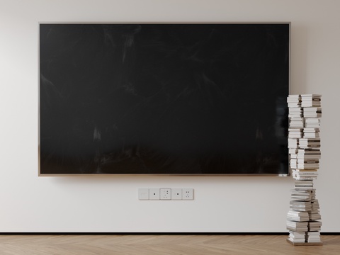  现代电视机 移动电视 激光电视 显示屏 壁挂式电视3d模型 