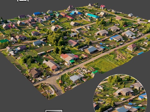  航拍扫描 133d模型 