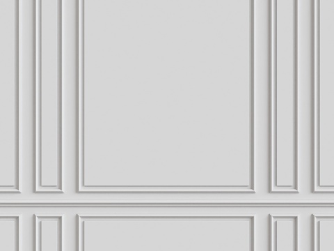  墙面装饰线条3d模型 