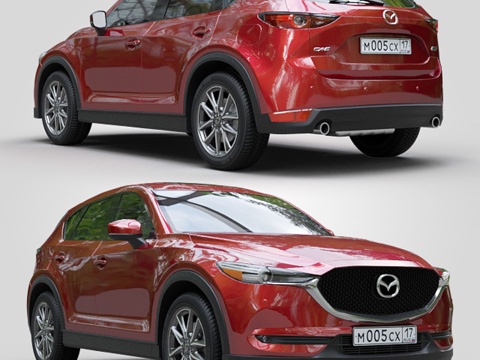  马自达CX-5 2017款3d模型 