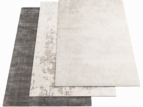  三款地毯 DITRE ITALIA - 83d模型 