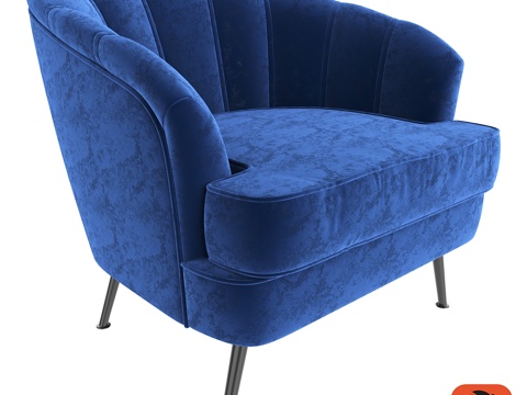  蒂芙尼蓝天鹅绒翼3d模型 