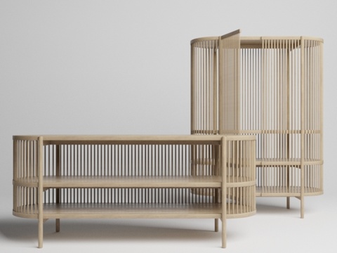  巴斯托内柜3d模型 