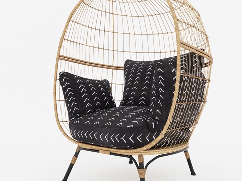  Southport Vee条纹蛋椅3d模型 