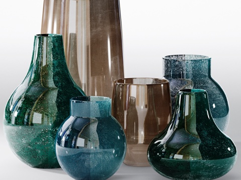  装饰花瓶 113d模型 