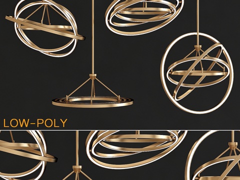  灯笼与枝形吊灯 - 照明 - 系列 - E3d模型 