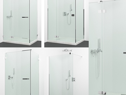  Radaway淋浴房套装+Grohe3d模型 