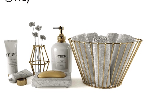  浴室配件3d模型 