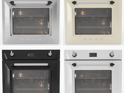  烤箱 SMEG SFP6925XPZE1, SFP6925P3d模型 