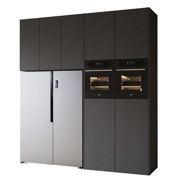 现代冰箱柜 冰箱su模型