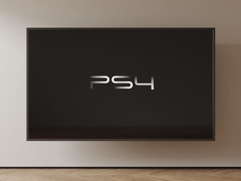  现代电视机 移动电视 激光电视 显示屏 壁挂式电视3d模型 