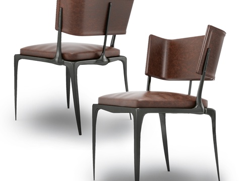  霍利亨特Reve餐椅3d模型 