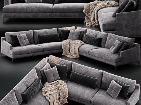  Poliform Bellport 沙发 33d模型 