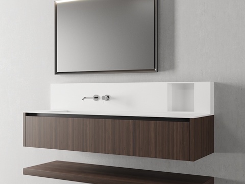  Cerasa NEROLAB SET 3 带抽屉梳妆柜3d模型 