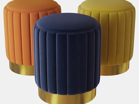  艾格拉凳子 Eichholtz3d模型 