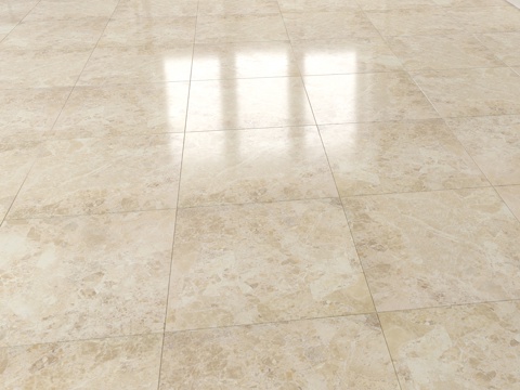  米色大理石瓷砖 - 23d模型 