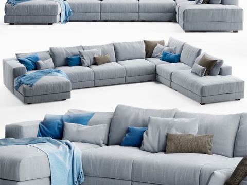  天鹅山沙发3d模型 