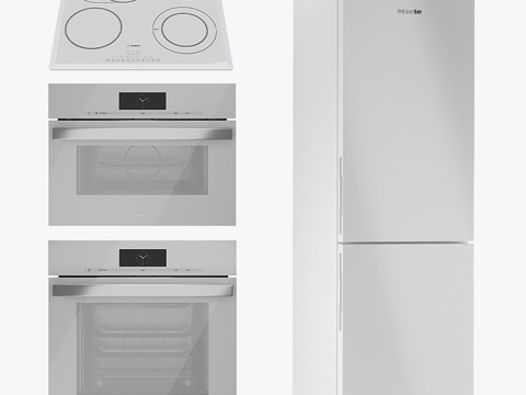  美诺博世家电套装033d模型 