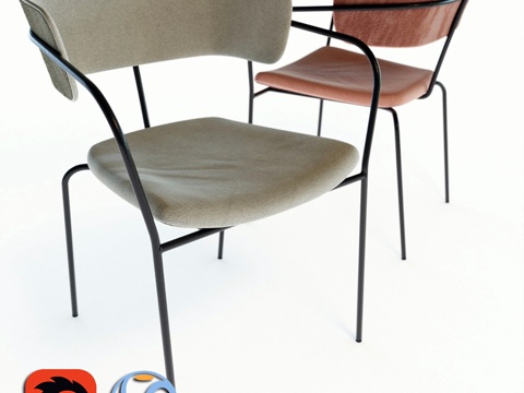  AFM2433S座椅3d模型 