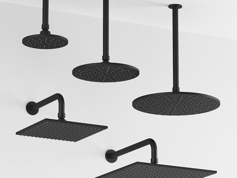  Falper acquifero淋浴喷头3d模型 