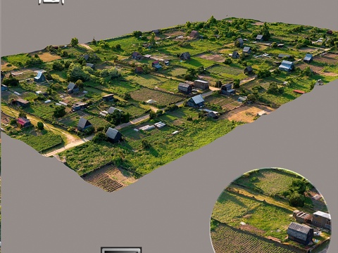  航拍扫描 163d模型 