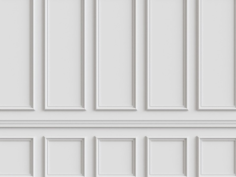  墙面装饰线条3d模型 