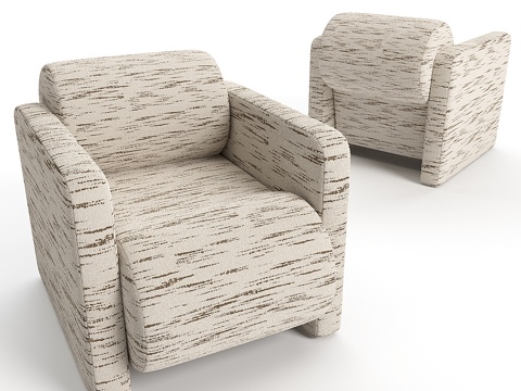  Esfera俱乐部扶手椅3d模型 