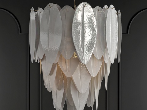  天使风格意大利穆拉诺玻璃3d模型 